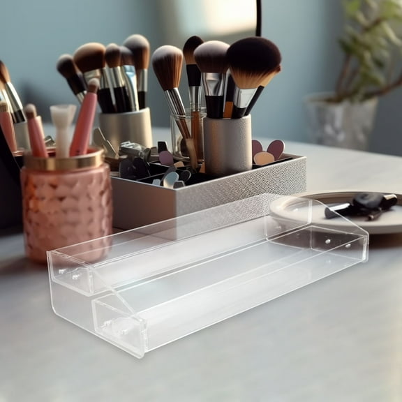 WHAMVOX  Perfume Clear Shelves Tiered Display Stand Makeup Organizer