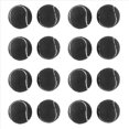 thumbnail image 1 of 16 Piezas Pelota de Tenis Precortada para Patas de Muebles y ProteccióN del Piso, Cubierta de Almohadilla de Fieltro Resistente y Duradera, Negro, 1 of 9