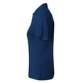 thumbnail image 3 of A4 Solid Interlock Polo For Women in Navy | NW3261, 3 of 3