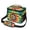 Green and Yellow, variant on Green and Yellow Tie Dye Pattern Insulated Lunch Box for Women Men, Medium Leakproof Cooler Bag with Adjustable Strap, 10"x6.7"x8"