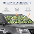 thumbnail image 4 of Fotbe Football Doodle 2-Piece Car Windshield Sun Shade | Sun Blocker for Car Windshield | Foldable Automotive Interior Accessories for Sun Protection-Small, 4 of 7