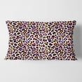 thumbnail image 2 of Designart Leopard Fur Safari VII' Mid-Century Modern Throw Pillow - 12x20, 2 of 2