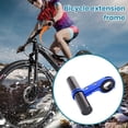 thumbnail image 2 of Ettsollp Bike Handlebar Extension Bicycle Handlebar Extension with Double Clamp Base Universal Aluminium Alloy Extender, 2 of 8