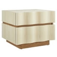 thumbnail image 2 of Isola 2 Drawer Nightstand in White Light Oak, 2 of 9