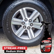 Black Magic 120230SRP Tire Trim Plastic Dressing, Medium Shine, Streak-Free, Water Resistant & Non-Greasy Formula for Tires, Trim & Plastic, Lasts Up to 2 Weeks - 16 Fl Oz