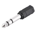 thumbnail image 2 of 2PCS 6.5mm Male to 3.5mm Female Plug Jack Audio Adapter Connector Converter F-36, 2 of 8