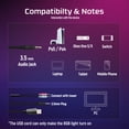 thumbnail image 6 of Gaming Headset for PS4 PS5 Xbox One PC Surround Sound with Microphone, 6 of 9