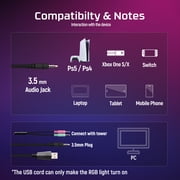 Gaming Headset for PS4 PS5 Xbox One PC Surround Sound with Microphone