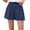 Navy, variant on Costeam Womens Linen Blend Elastic Waist Casual Shorts Loose Fit with Side Pockets Lightweight Solid Color Summer Beach and Daily Wear Shorts
