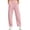 Pink, variant on SAWOBUUN Womens Wide Leg Barrel Sweatpants Elastic Waist Banana Leg Lounge Pants Casual Loose Soft Pants