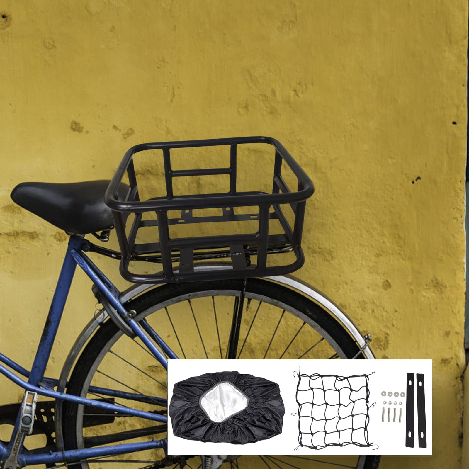 Bike Rear Basket Bike Rear Rack Freight Touring Carrier, Luggage