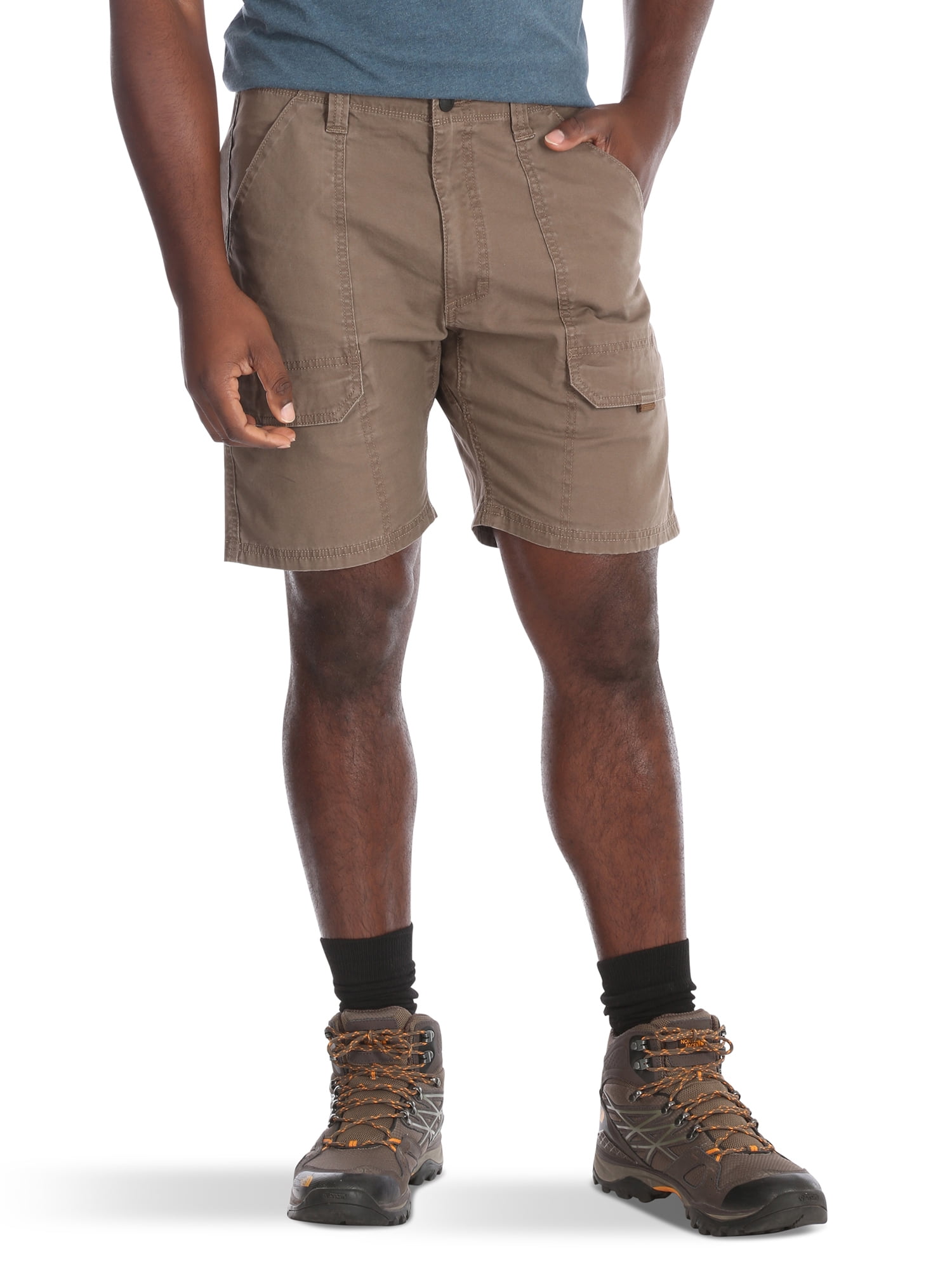 Wrangler Men's and Big Men's Outdoor Back Elastic Stretch Hiker Short -  