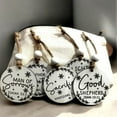 thumbnail image 5 of 25 Advent Ornaments Set, White Christmas Tree Decorations with Bible Verses, Christian Advent Calendar Ornaments for Holiday Reflection & Gifting, 2 Inch, 5 of 5