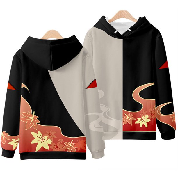 Genshin Impacto Suéter Sudadera con capucha para hombre y mujer, traje de Cosplay de kaedehar Kazuha Genshin Impacto, camiseta de Kazuha, pantalones cortos, capa de Kimono