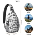 thumbnail image 3 of Nautical Anchor and Boat Pattern Lightweight Crossbody Sling Backpack Multi-Functional Design Durable for Travel Coastal Hiking and Outdoor Activities, 3 of 5