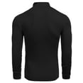 thumbnail image 3 of Coshow Men's Knitted Pullover Turtleneck Slim Fit Ribbed Casual Sweater, 3 of 5