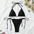 thumbnail image 5 of DISKEBUISS Bikini Sets for Women Sexy Bathing Suit High Cut Summer Halter Flattering Swimsuits Trendy Vacation Outfits, 5 of 7