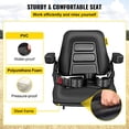 thumbnail image 3 of HCY Universal Fold Down Forklift Seat with Retractable Safety Belt, Armrest,Adjustable Seat for Excavator, Forklift, Tractor, Skid Loader, Backhoe Dozer Telehandler, 3 of 7