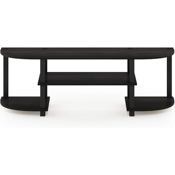 Turn-S-Tube Wide TV Entertainment Center, Espresso/Black