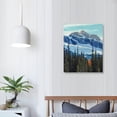 thumbnail image 4 of LHONGY  Rocky Mountains River Wall Art Multi Piece Canvas Mountain Canvas Wall Decor - Photograph Wall Art of Mountains and Lakes 12x16 in, 4 of 5