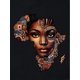 thumbnail image 2 of Vintage Old Portrait Print Black Women's Casual Fashion Top Round Neck Short Sleeve T-Shirt, 2 of 7