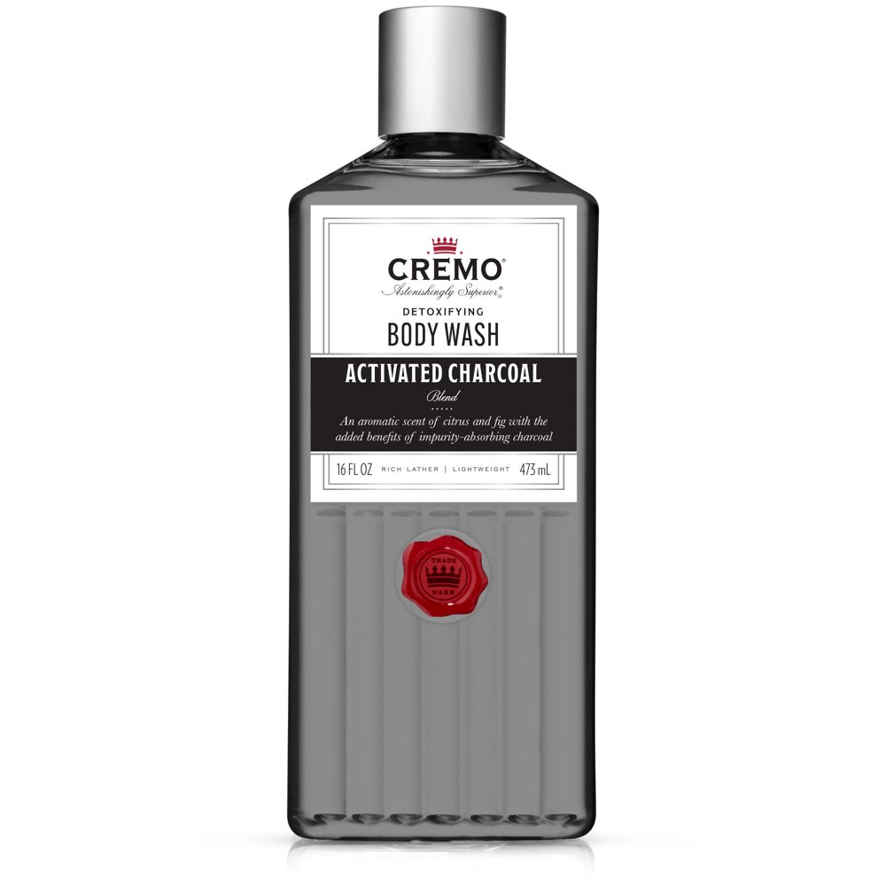 Cremo Moisturizing Body Wash, Charcoal Blend, 16oz