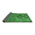 thumbnail image 2 of Ahgly Company Indoor Square Persian Emerald Green Traditional Area Rugs, 7' Square, 2 of 4