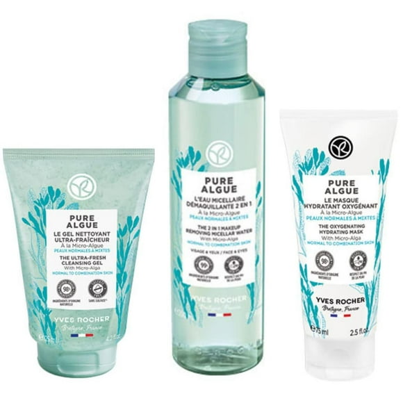 Kit Rutina Facial Yves Rocher Pure Algue Ultra Refrescante