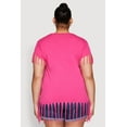 thumbnail image 5 of Womens Plus Size Fringe Trim Tee, 5 of 5