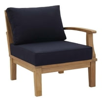 Modway Marina Outdoor Patio Teak Right-Facing Sofa