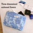 thumbnail image 2 of Bolsa de maquillaje STARDW Aesthetic Floral para mujeres y niñas de lona, 2 of 6