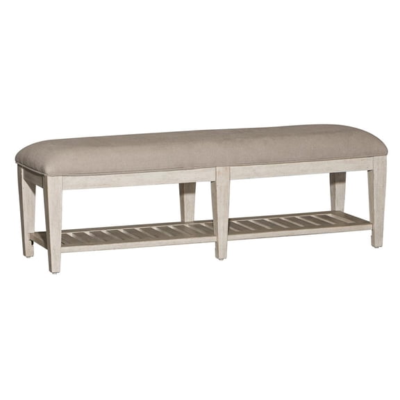 Heartland White Bed Bench