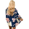thumbnail image 2 of Haute Edition Women's Lightweight Summer Kimono Cardigan Cover Up in Leopard and Floral, 2 of 2