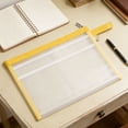 thumbnail image 1 of Waterproof Document File Bag Portable File Organizer for Office School Home, Mesh Paper Storage Pouch with Closure, 34 x 24 cm, 1 of 6