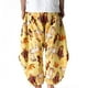 thumbnail image 5 of Pantalones bombachos de cintura media con estampado retro para hombre, informales, a la moda, de algodón, 5 of 9