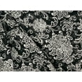 thumbnail image 2 of Waverly Inspirations 100% Cotton Duck 45" Width Scroll Black Color Sewing Fabric by the Yard, 2 of 3