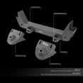 thumbnail image 2 of DNA Motoring LEPOW-007 For 1955 to 1959 Chevy Truck Mustang II IFS Front Suspension Crossmember with two Spring Towers 56 57 58, 2 of 5