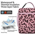 thumbnail image 4 of Sac à Lunch Léopard Romantique – Motif Guépard Taches Esthétique Design Animal Classique Mode Mignon Sac Isolé Réutilisable, 4 of 5