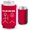 Red, variant on I've Got Your Back Magnetic Can Coolie (Black)