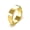 Golden, variant on Square Stainless Steel Titanium Steel Ring For Men