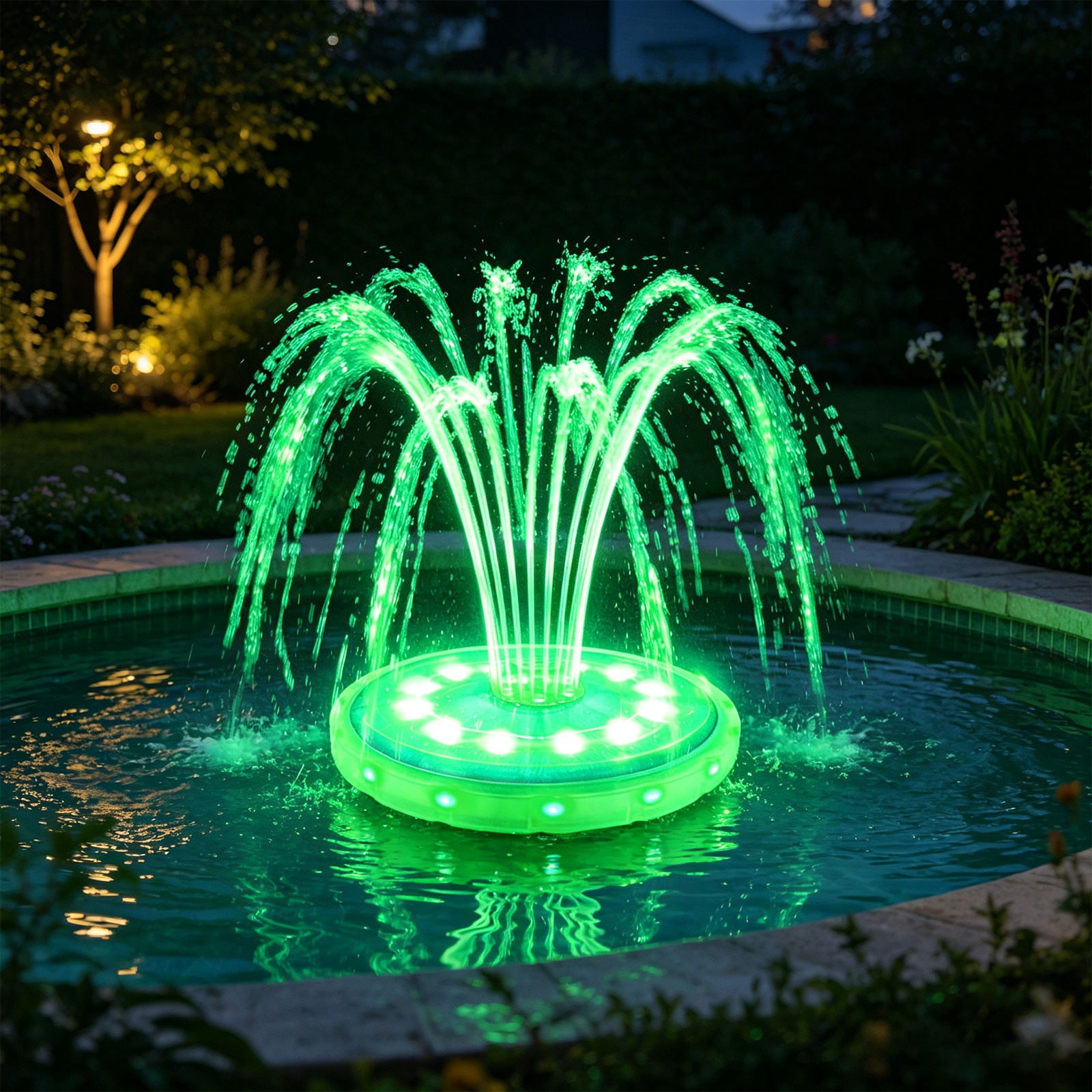 Beforeyayn Bath For Kids Bath Tub Solar Powered, Floating Bathtub Water Spray With Led Lights, Bath Or Pool, Colorful Spray Modes For Ambiance