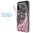 thumbnail image 3 of Google Pixel 4 XL Case, Kaesar Quicksand Flowing Liquid Floating Ultra Thin Shock Absorption Clear TPU Case for Google Pixel 4 XL (Pink), 3 of 4