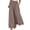 Brown, variant on Womens Cropped Pants High Waist Wide Leg Palazzo Capri Pants for Women Drawstring Weighted Linen Trousers for Women Lounge Pants for Women Summer Beach Vacation Clothes