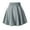 Grey, variant on JDEFEG Anime Skirts Women's Mini Flared Skirt Casual Pleats Versatile Solid Color Stretchy Skirt Cargo Skirts for Women with Pockets Long Navy Xs