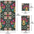 thumbnail image 3 of SKYSONIC 3 Pack Towel Skeleton Guitar Cotton Bath Towel Set (1 Bath Towel, 1 Hand Towel, 1 Washcloth) for Bathroom, Super Soft and Quick Dry Towels, 3 of 7