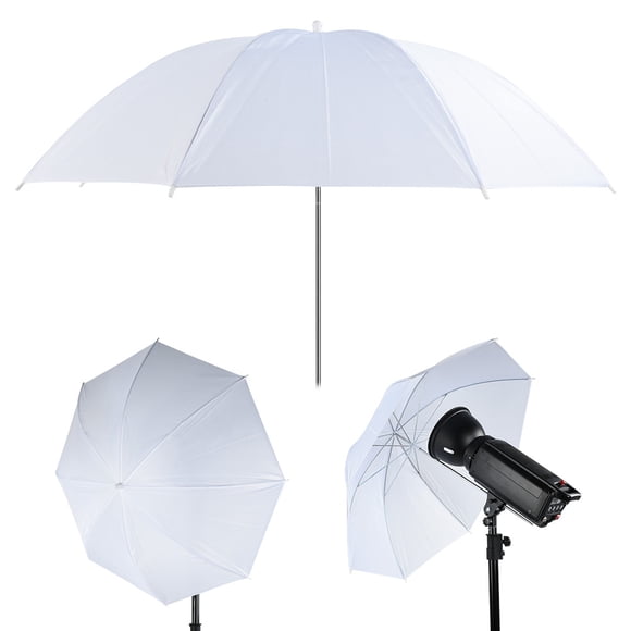 ANGGREK Parapluie Souple de 33 Pouces, Parapluie Souple Blanc Translucide de 33 Pouces pour Studio de Photographie Diffuseur de Lumière Flash Softlight