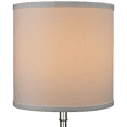 thumbnail image 3 of Fenchel Shades | 10.5" Top Diameter x 10.5" Bottom Diameter x 10.5 Height, (Washer/Spider Attachment) Drum Lamp Shade - (Linen White), 3 of 5