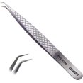 thumbnail image 1 of Curacoro Lash Tweezer - Professional & Precision Fiber Tip Grip Lash Tweezers for Eyelash Extensions, Multi Shapes & Purposes Tweezers for Volume, Isolation & Classic Lashes (Silver, Pinch'em), 1 of 8