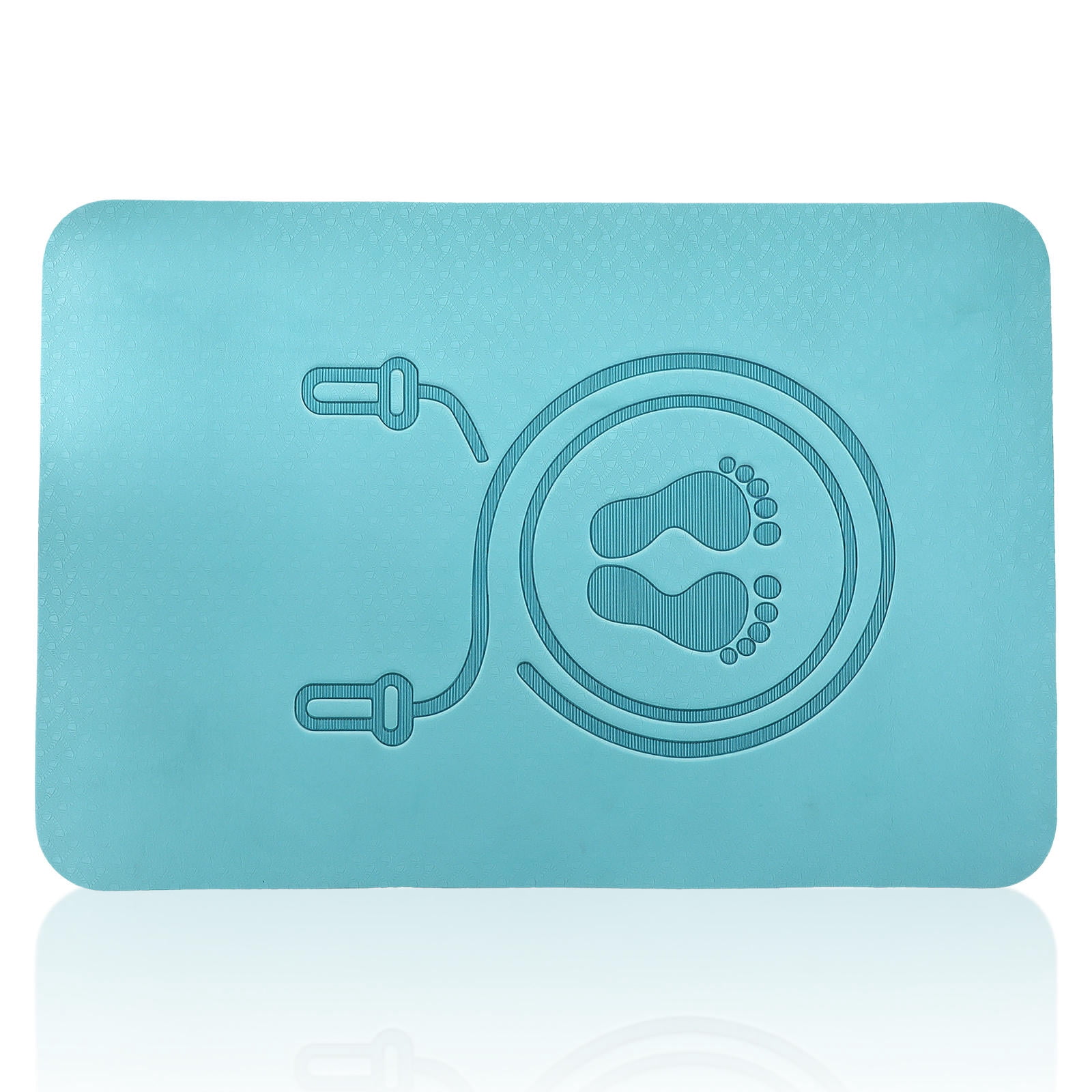 HEANUJJ Non Slip Yoga Mat Skipping Mat TPE Green 1Pcs