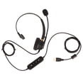 thumbnail image 1 of Auriculares de servicio de un solo oído ENC Cancelación activa de ruido Auriculares de computadora USB para servicio al cliente de oficina, 1 of 10